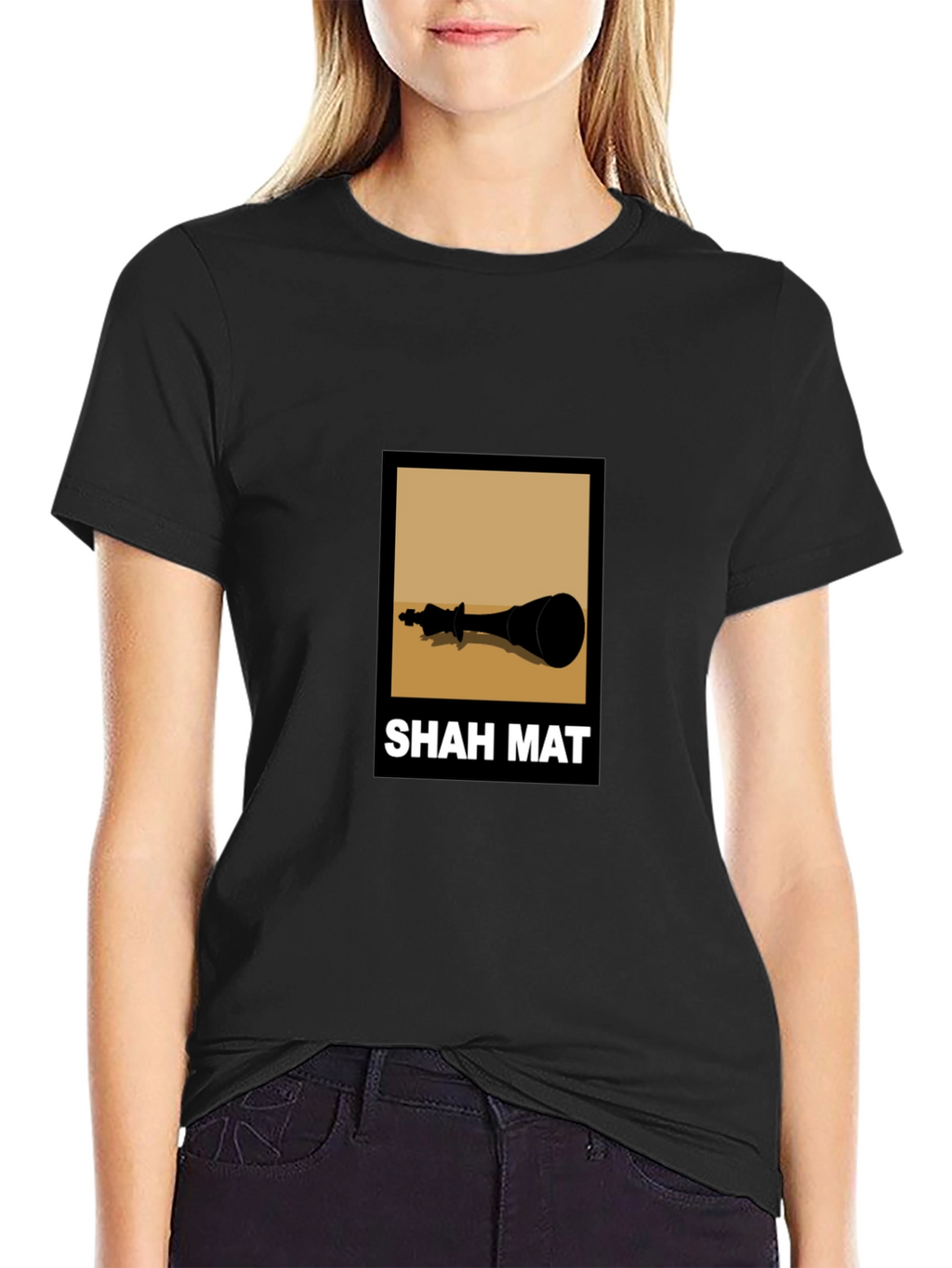 Shah Mat Chess King T-Shirt - Checkmate Tee