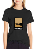 Shah Mat Chess King T-Shirt - Checkmate Tee