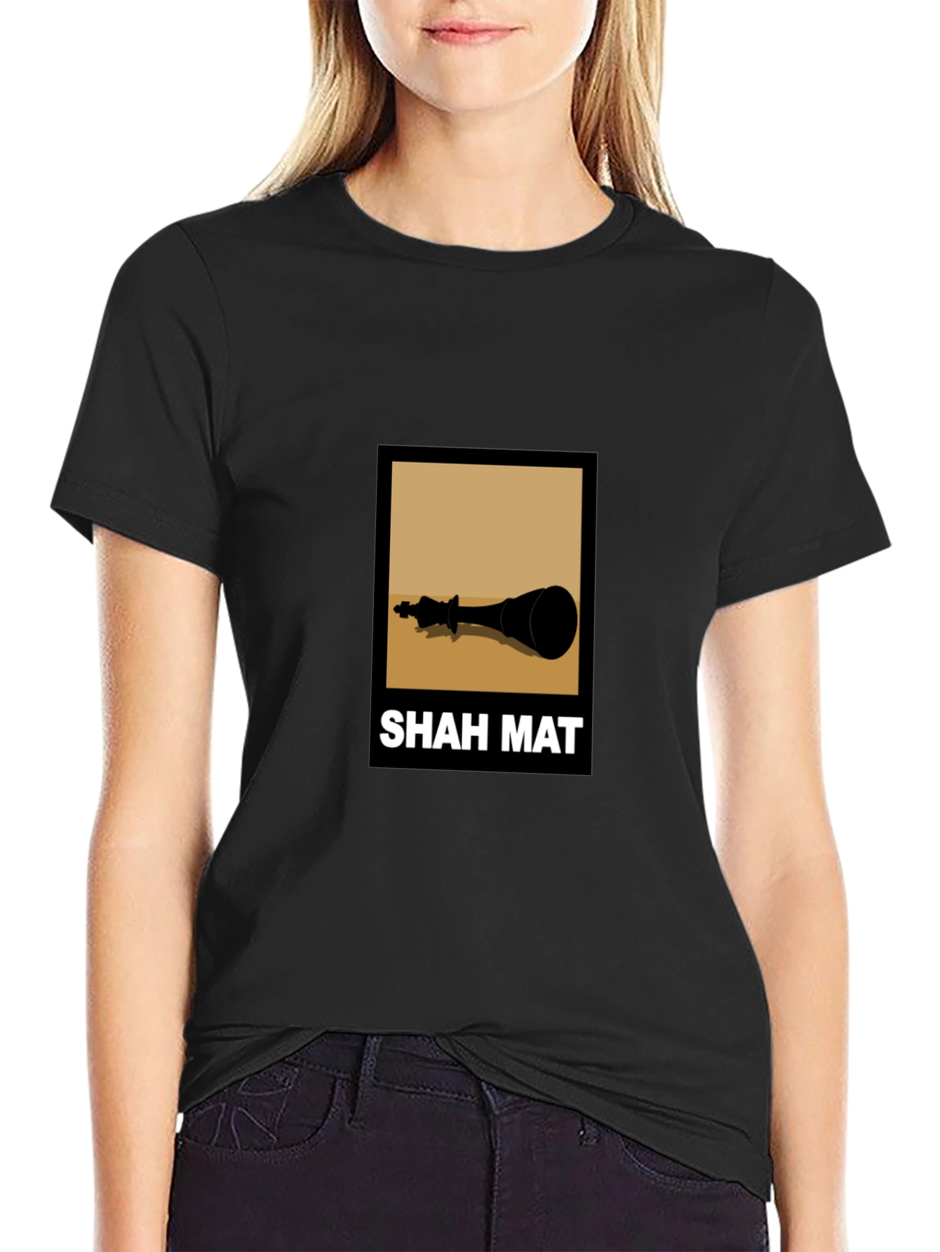 Shah Mat Chess King T-Shirt - Checkmate Tee
