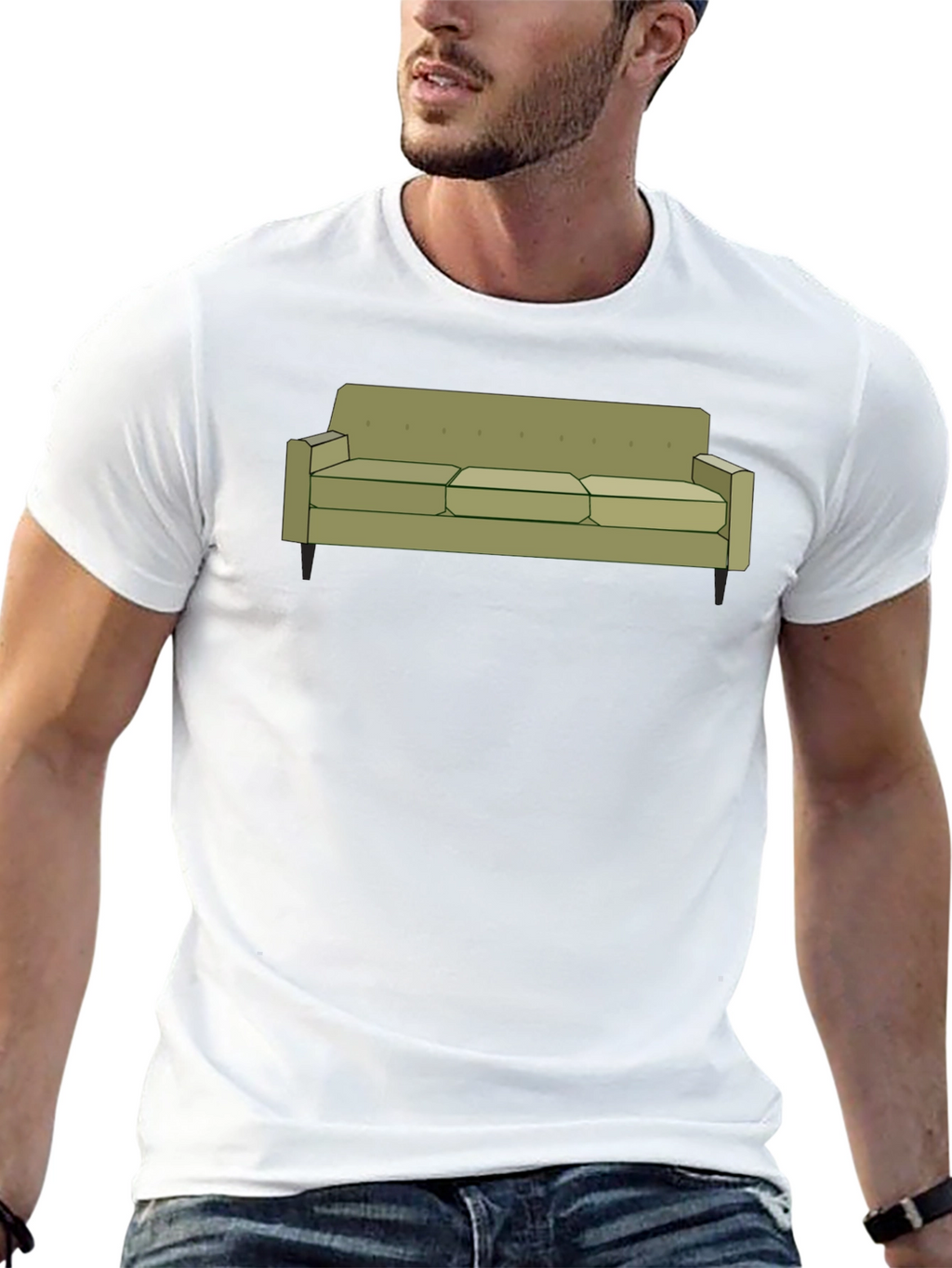 Couch Graphic T-Shirt - Comfortable & Stylish