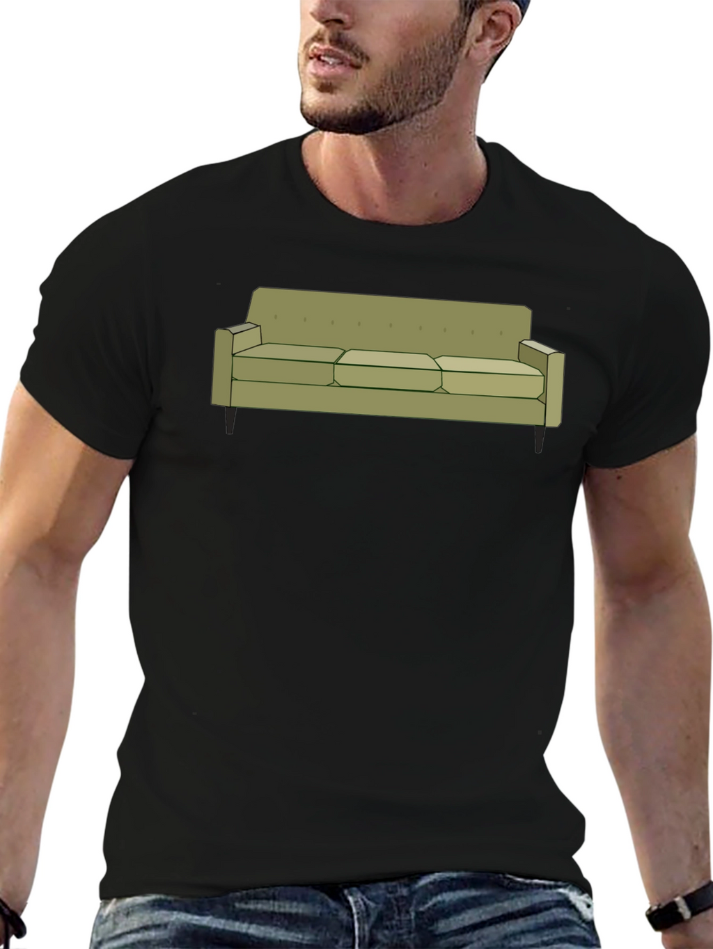 Couch Graphic T-Shirt - Comfortable & Stylish