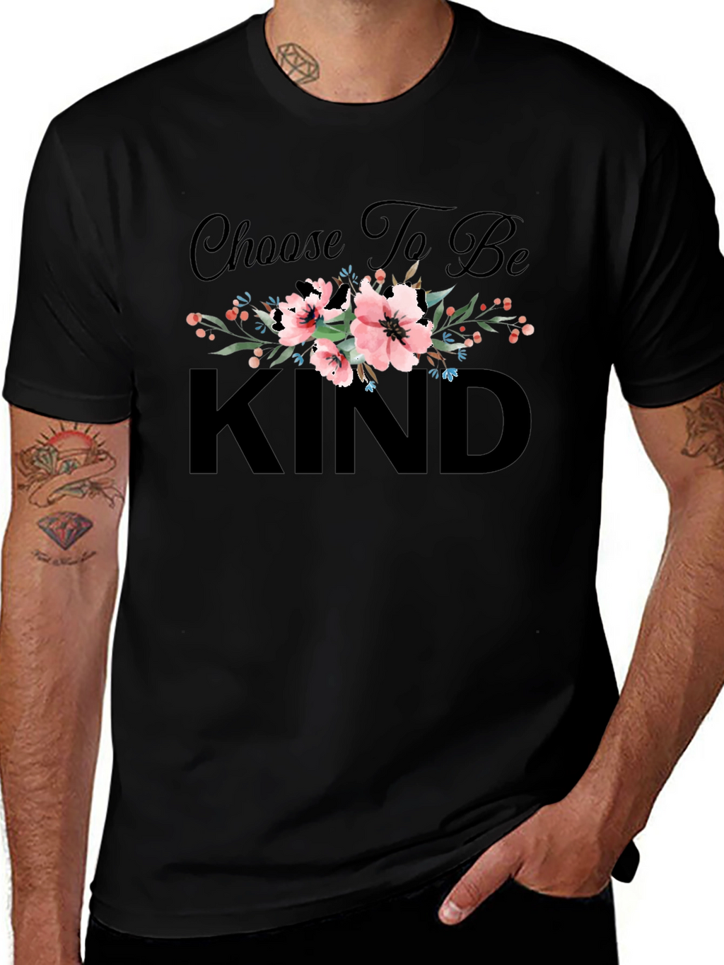 Choose To Be Kind Floral T-Shirt
