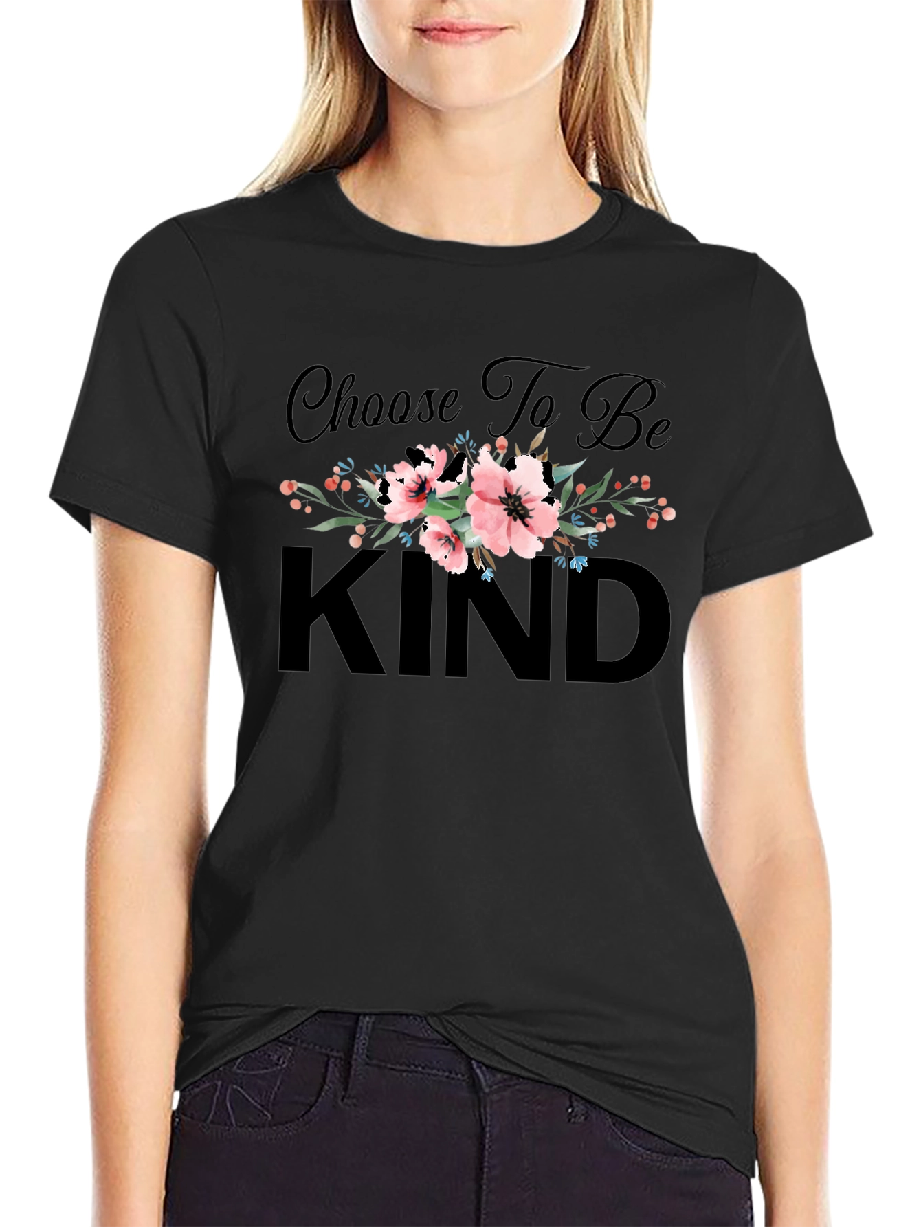 Choose To Be Kind Floral T-Shirt