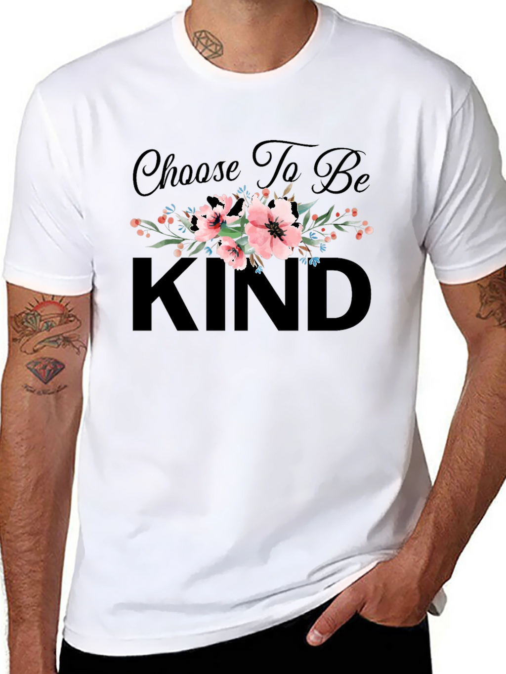 Choose To Be Kind Floral T-Shirt