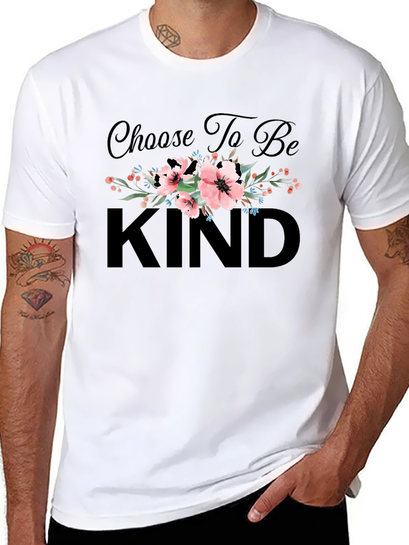 Choose To Be Kind Floral T-Shirt