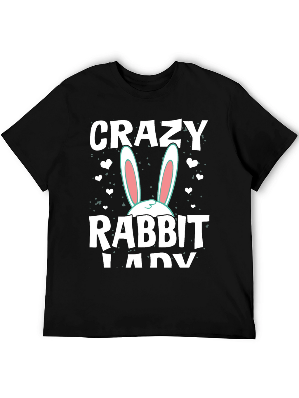 Crazy Rabbit Lady Graphic T-Shirt