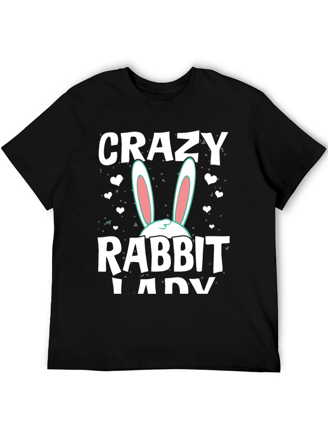 Crazy Rabbit Lady Graphic T-Shirt
