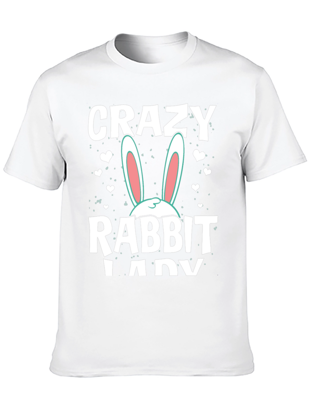 Crazy Rabbit Lady Graphic T-Shirt