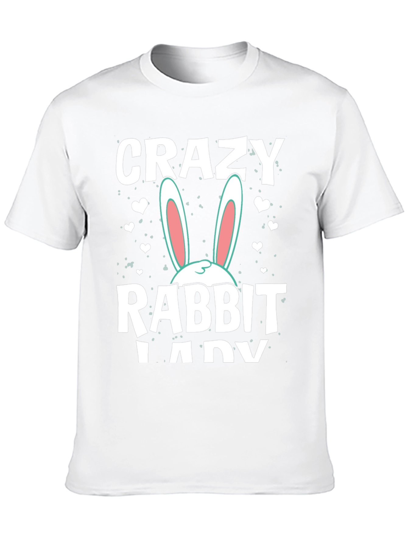 Crazy Rabbit Lady Graphic T-Shirt