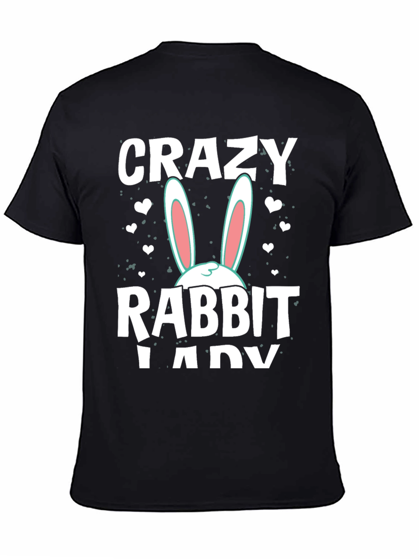 Crazy Rabbit Lady Graphic T-Shirt