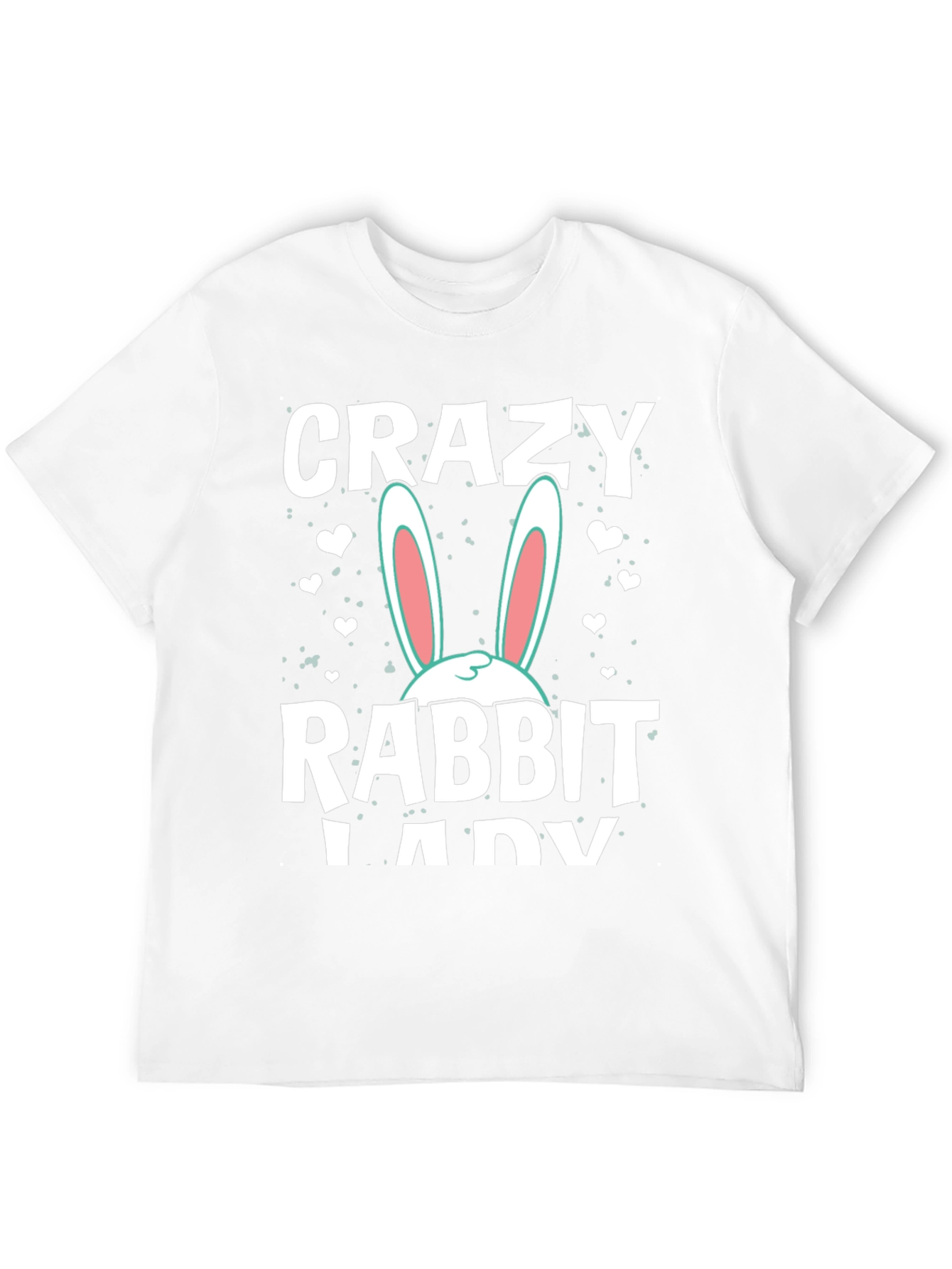 Crazy Rabbit Lady Graphic T-Shirt