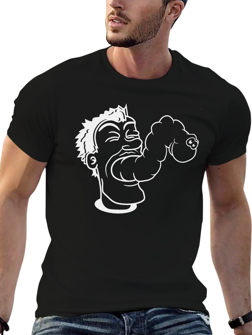 Funny Cartoon Face T-Shirt