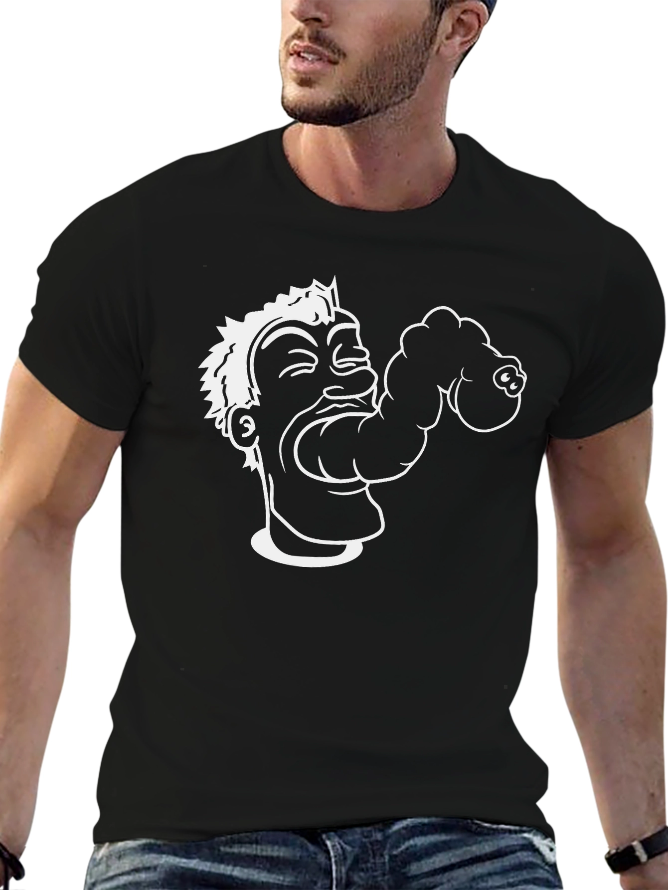 Funny Cartoon Face T-Shirt