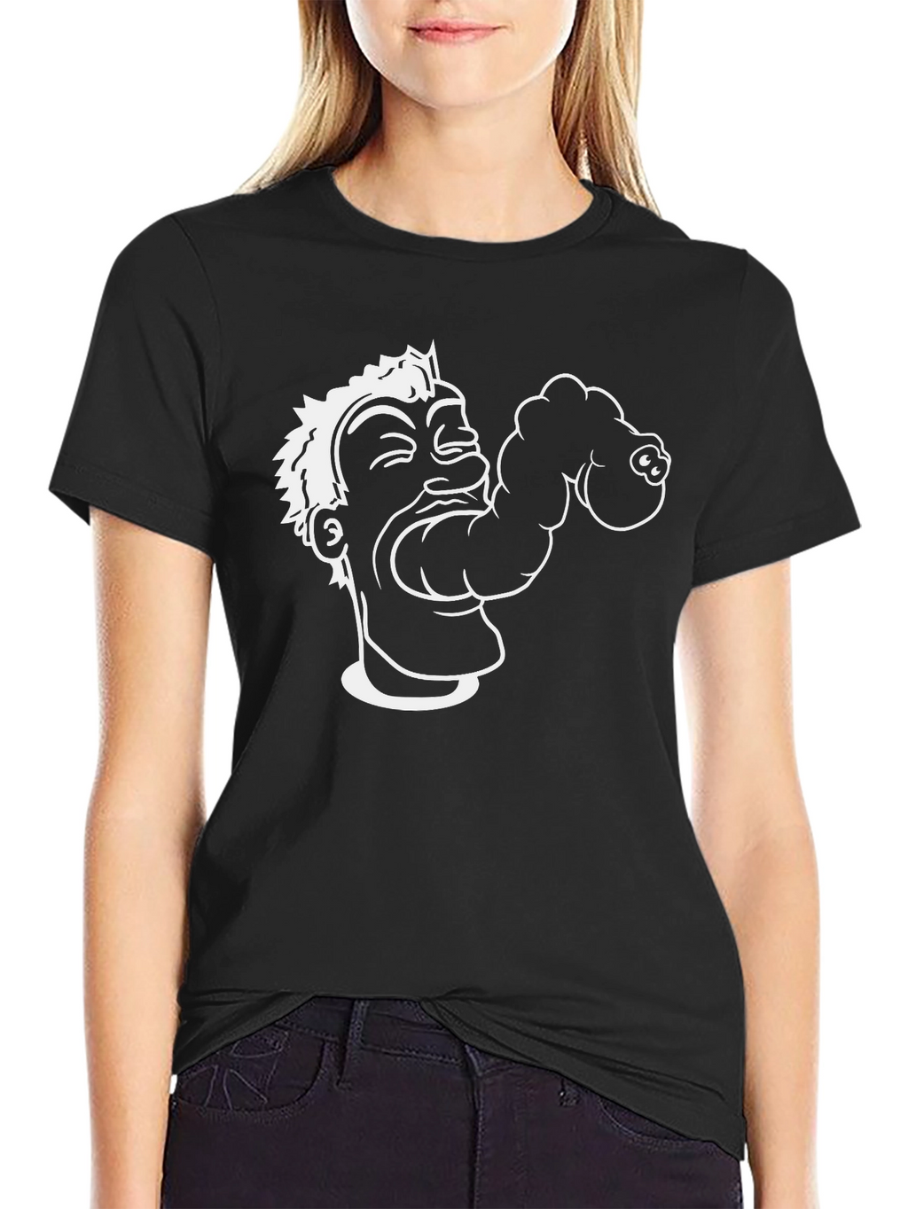 Funny Cartoon Face T-Shirt