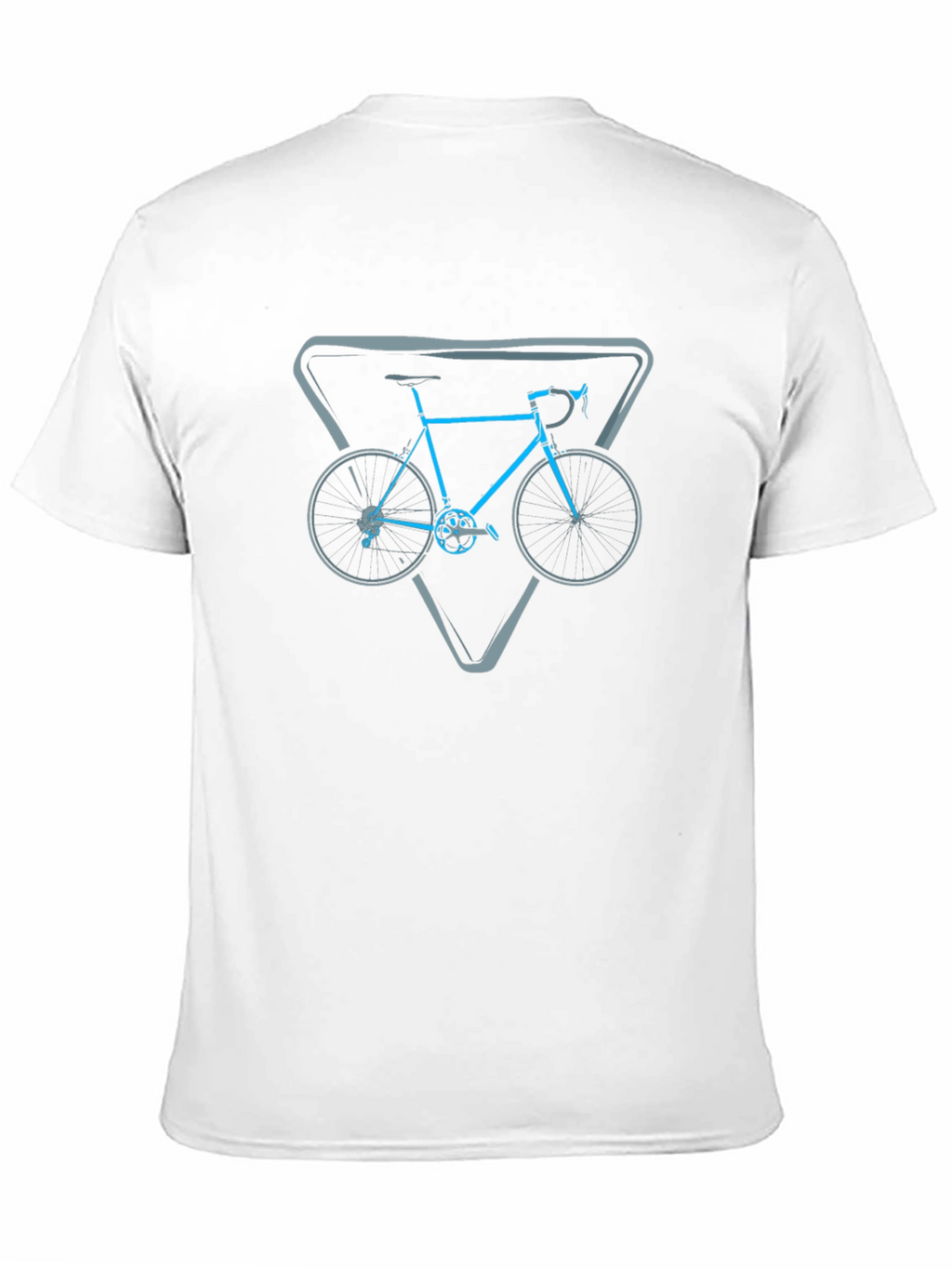 Cycle T-Shirt: Geometric Bike Design