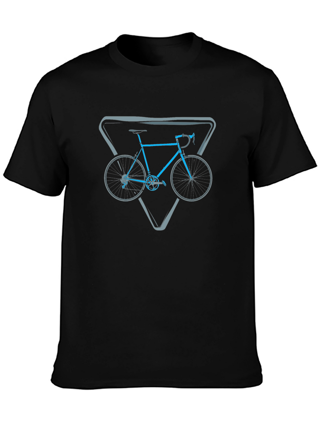 Cycle T-Shirt: Geometric Bike Design
