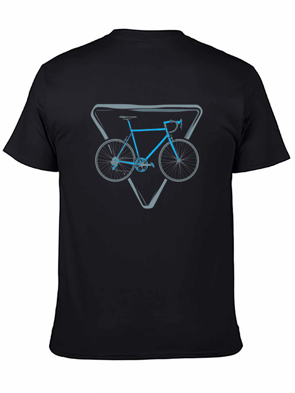 Cycle T-Shirt: Geometric Bike Design