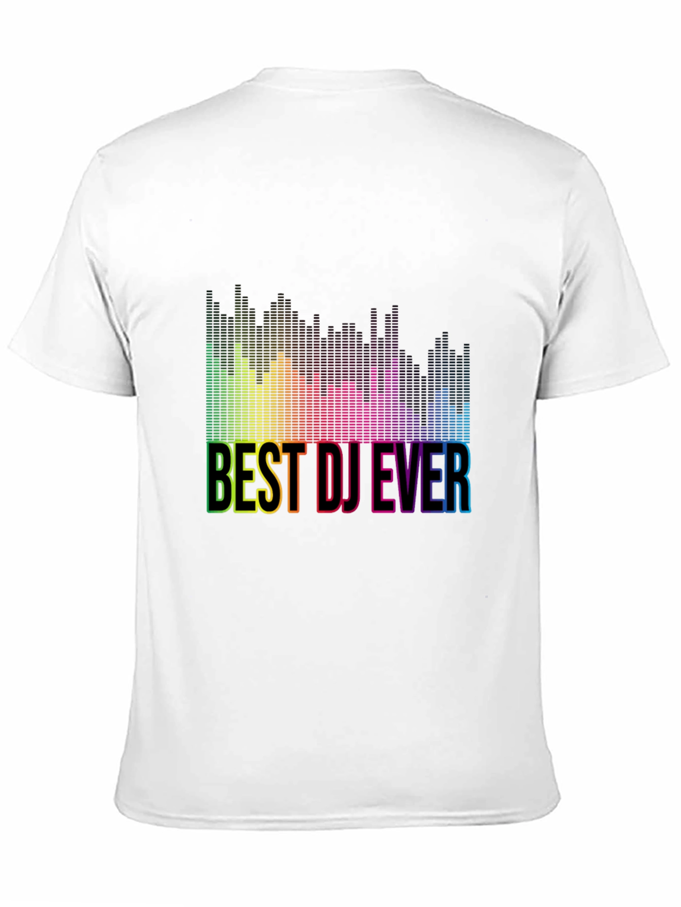 Best DJ Ever Rainbow Graphic T-Shirt