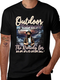 Outdoor Photography Remedy Black T-Shirt
