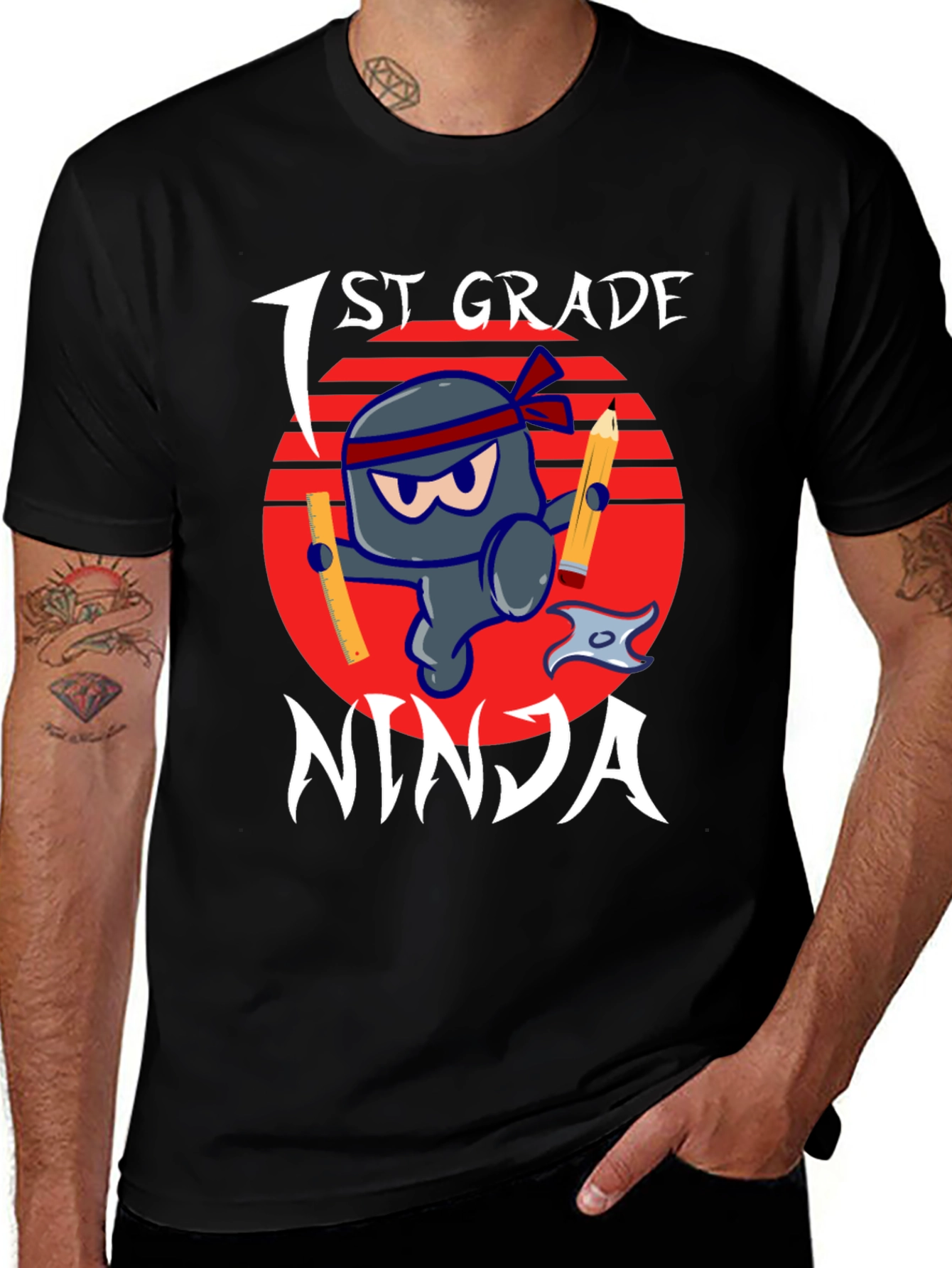 1st Grade Ninja T-Shirt - Back to School