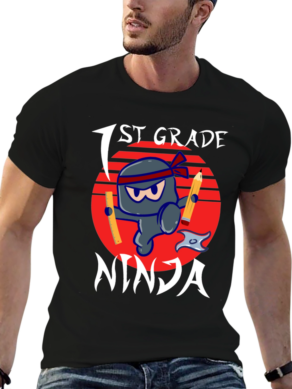 1st Grade Ninja T-Shirt - Back to School