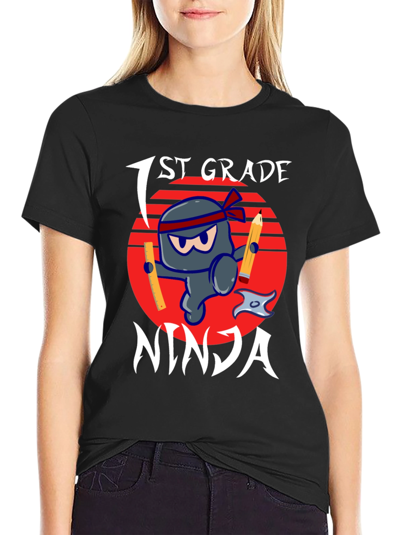 1st Grade Ninja T-Shirt - Back to School