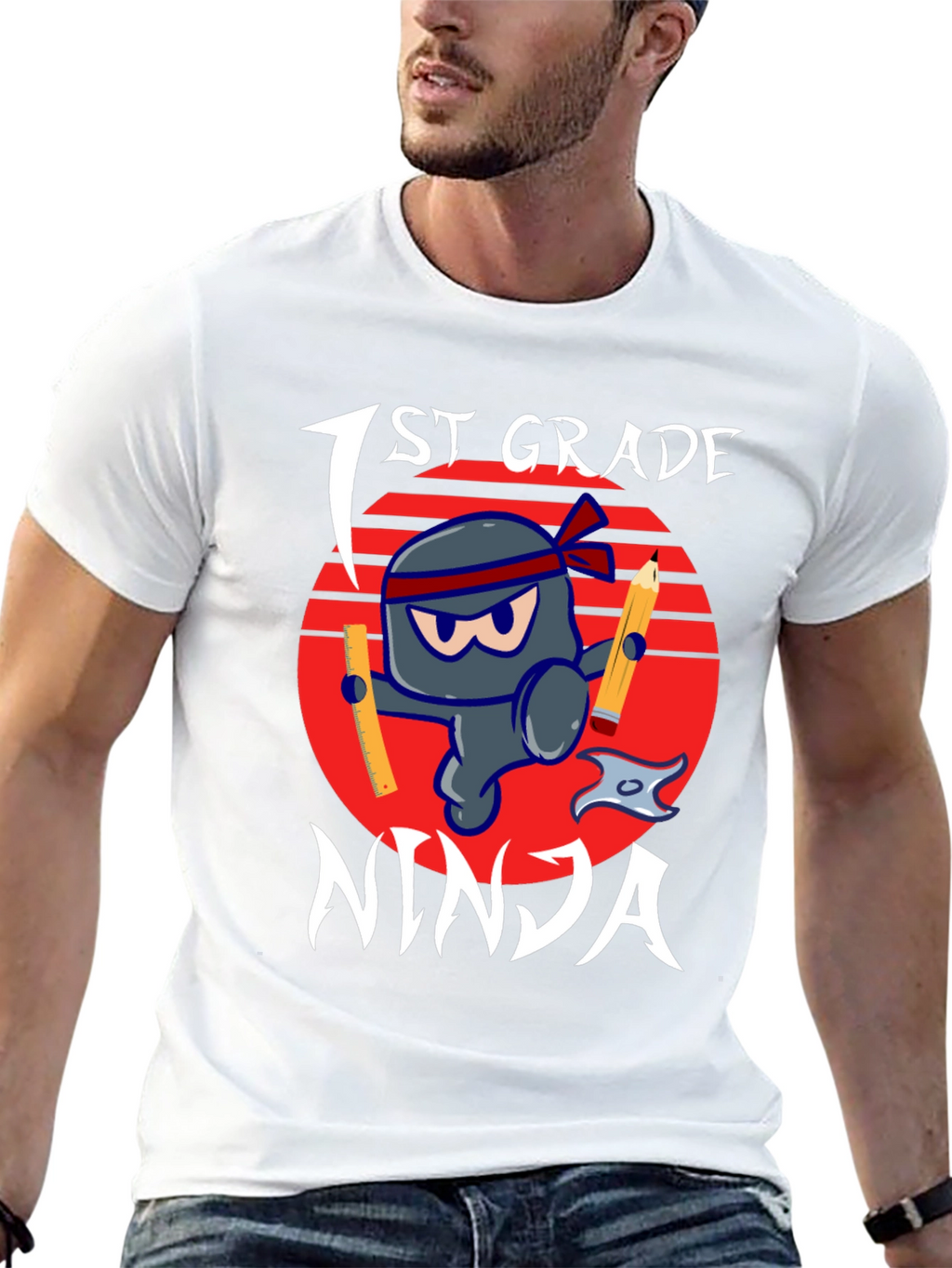 1st Grade Ninja T-Shirt - Back to School