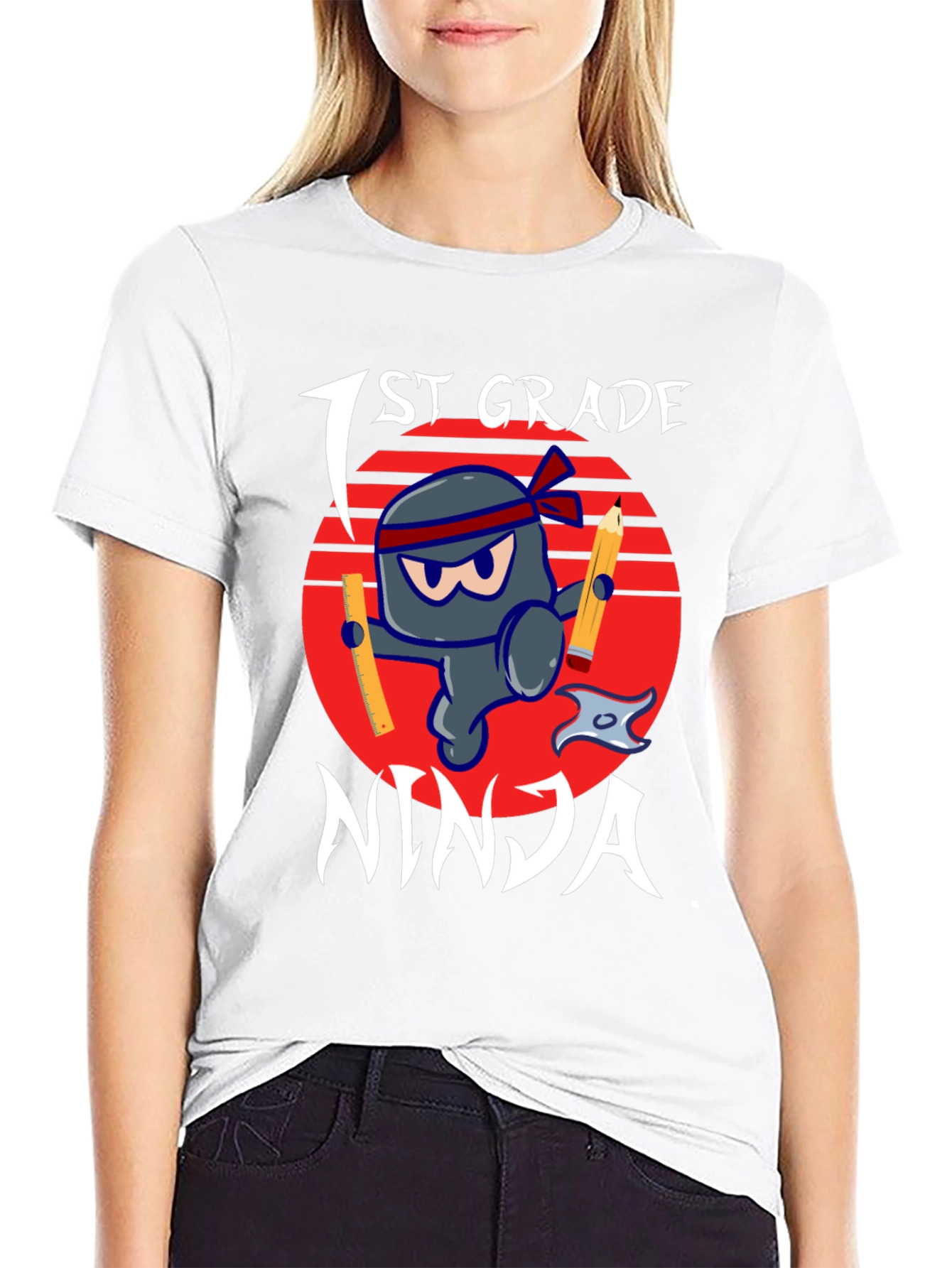 1st Grade Ninja T-Shirt - Back to School