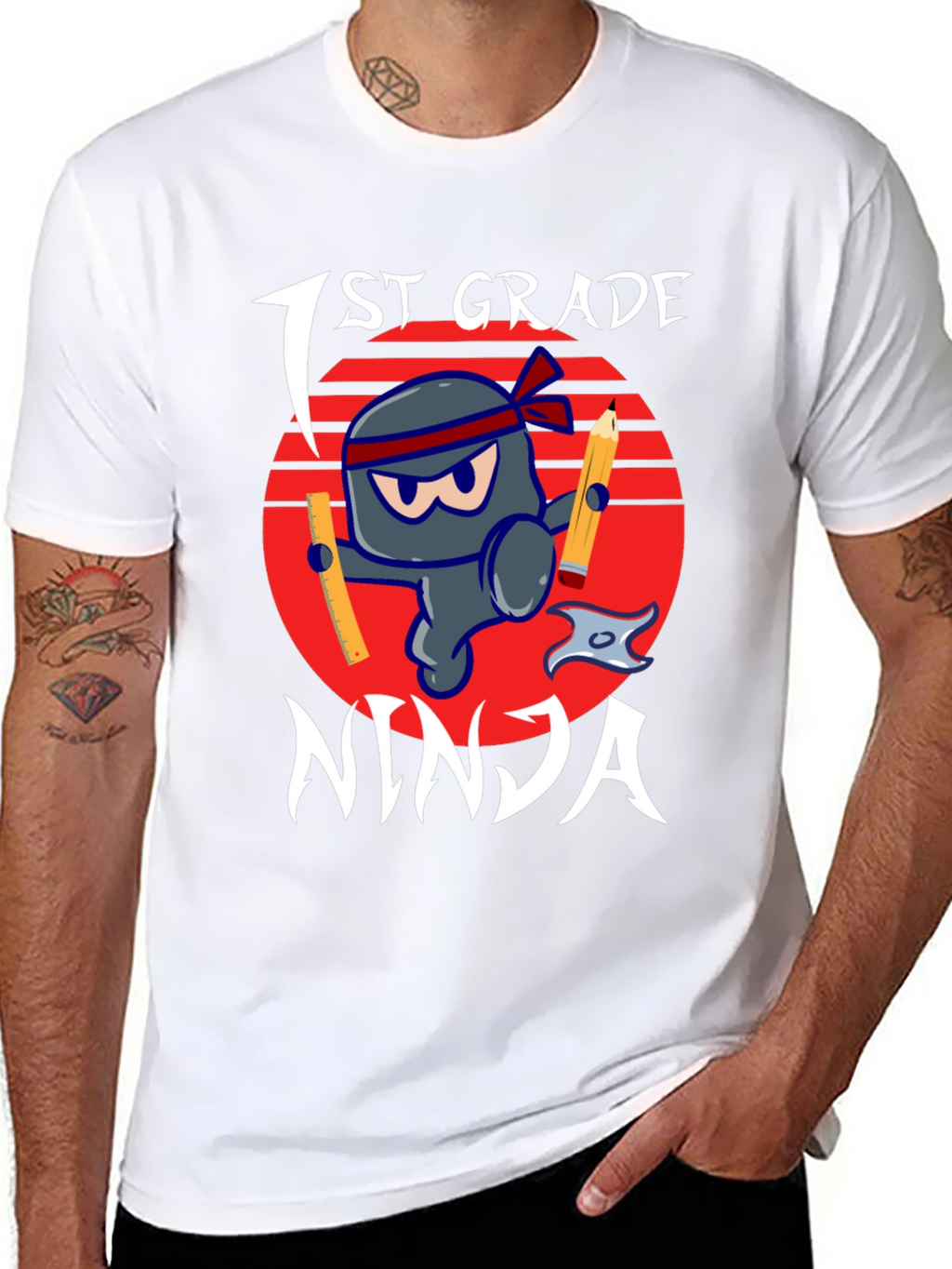 1st Grade Ninja T-Shirt - Back to School