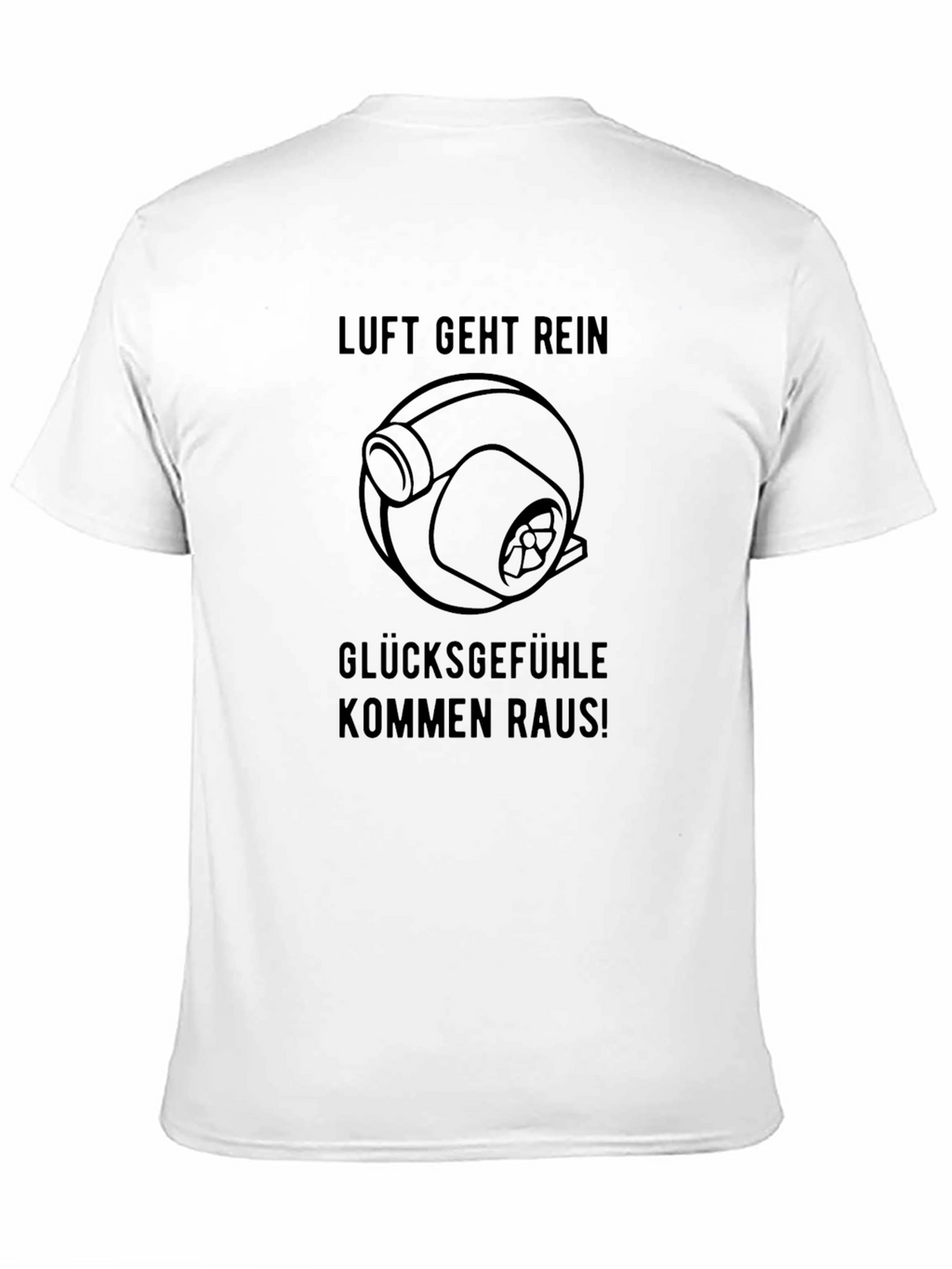 Luft Geht Rein T-Shirt - Turbo Boost Fun