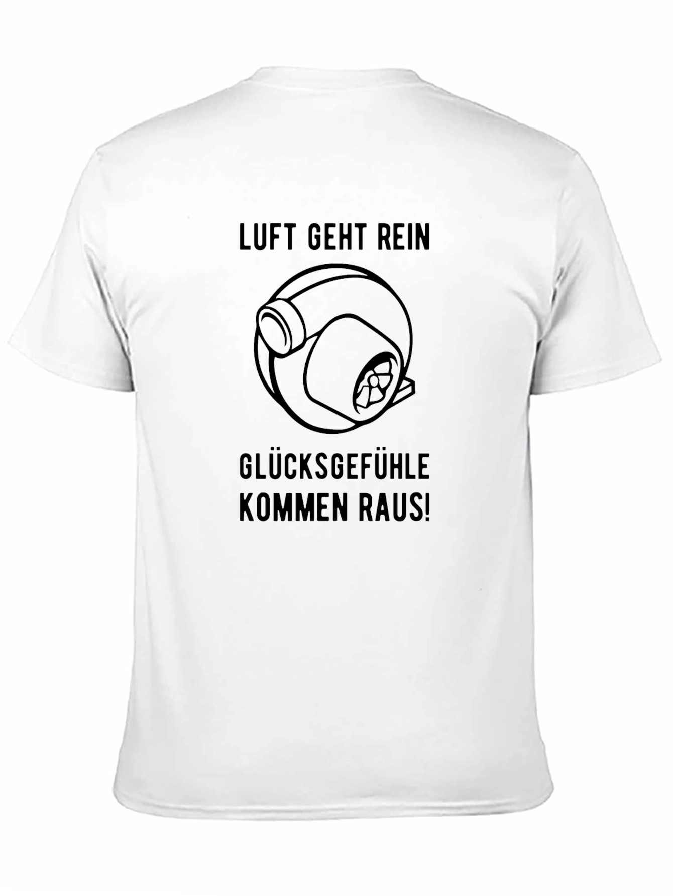 Luft Geht Rein T-Shirt - Turbo Boost Fun