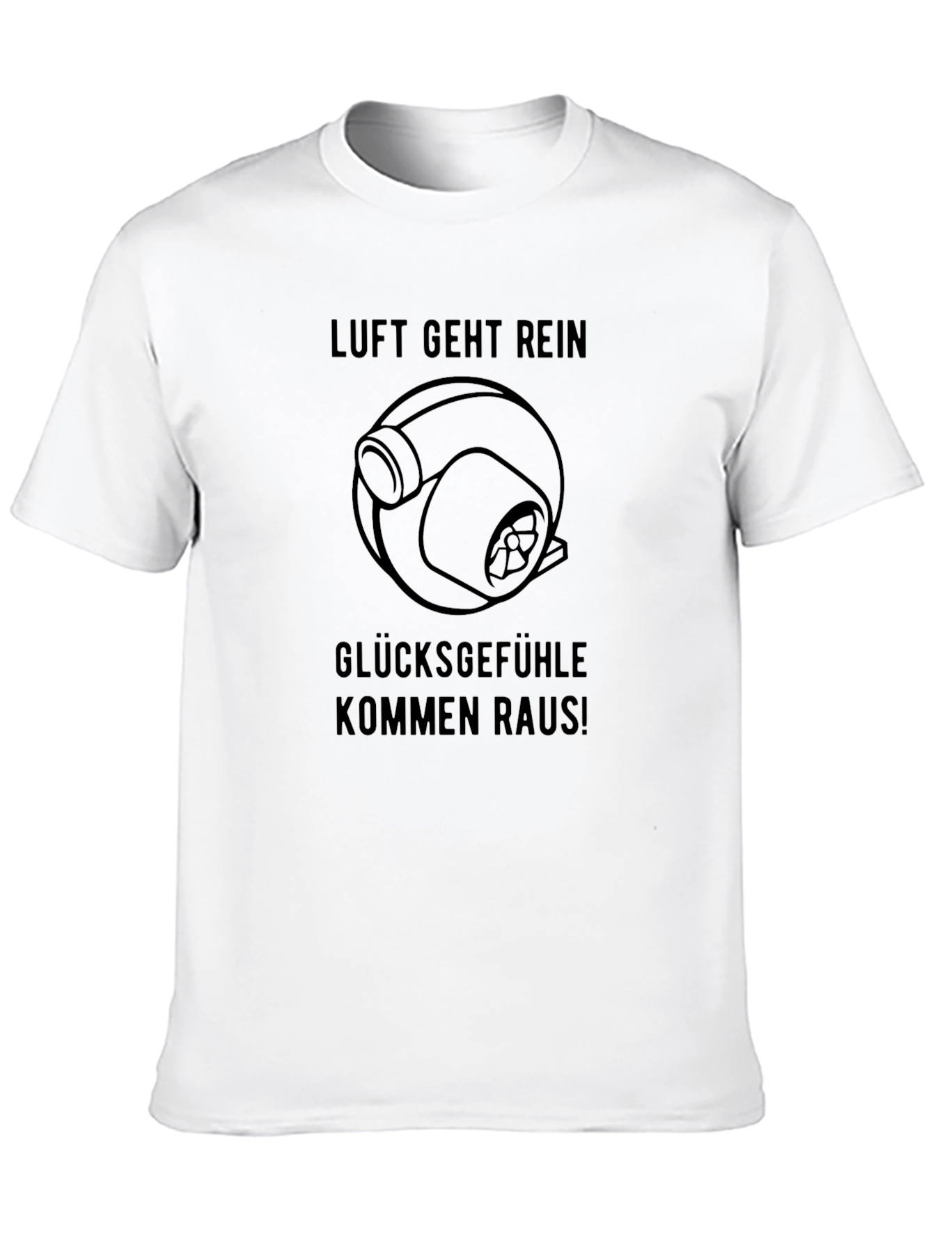 Luft Geht Rein T-Shirt - Turbo Boost Fun