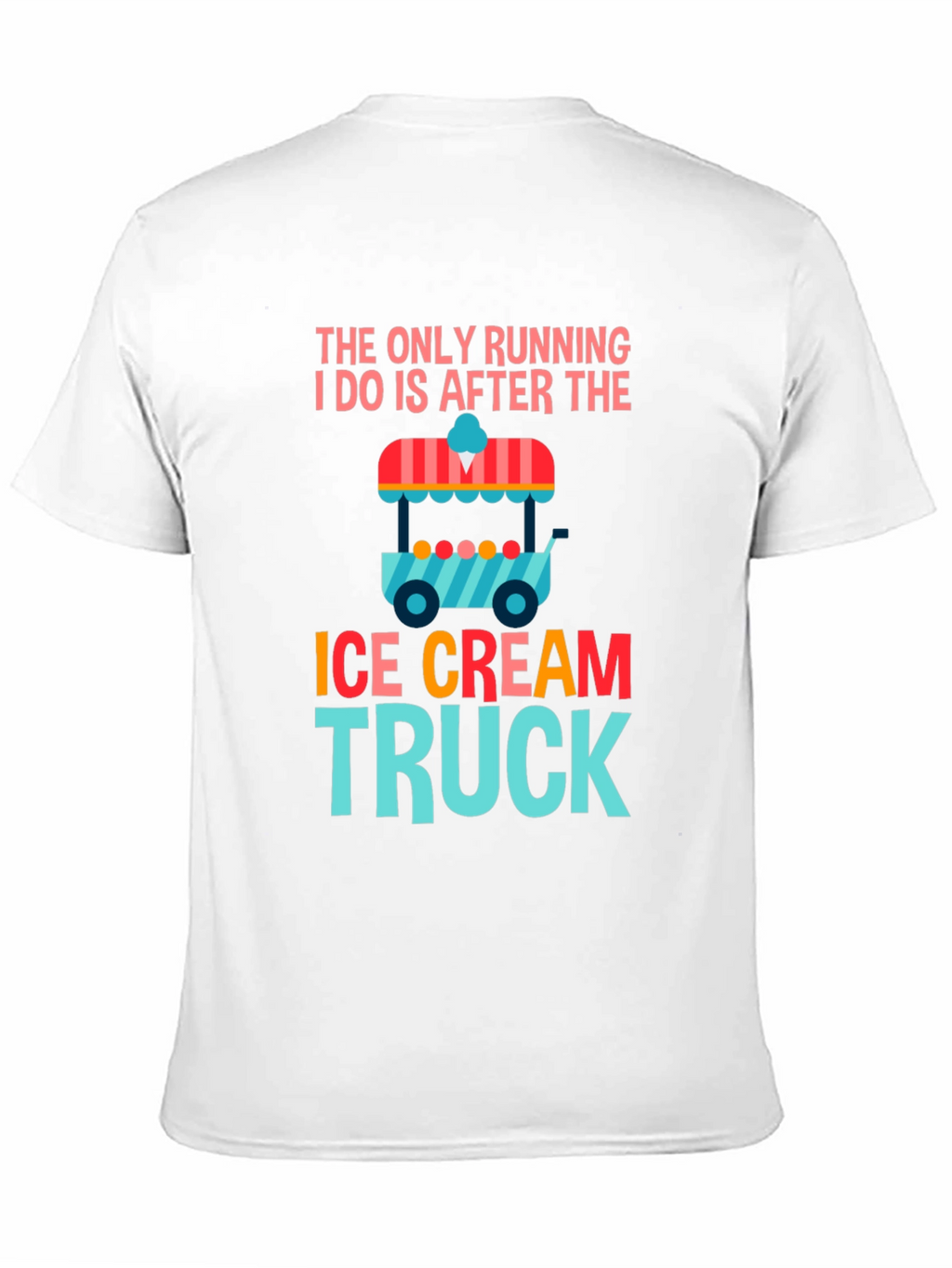 Ice Cream Truck Running T-Shirt