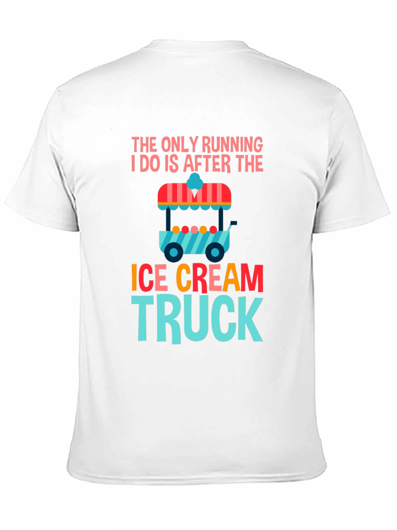 Ice Cream Truck Running T-Shirt