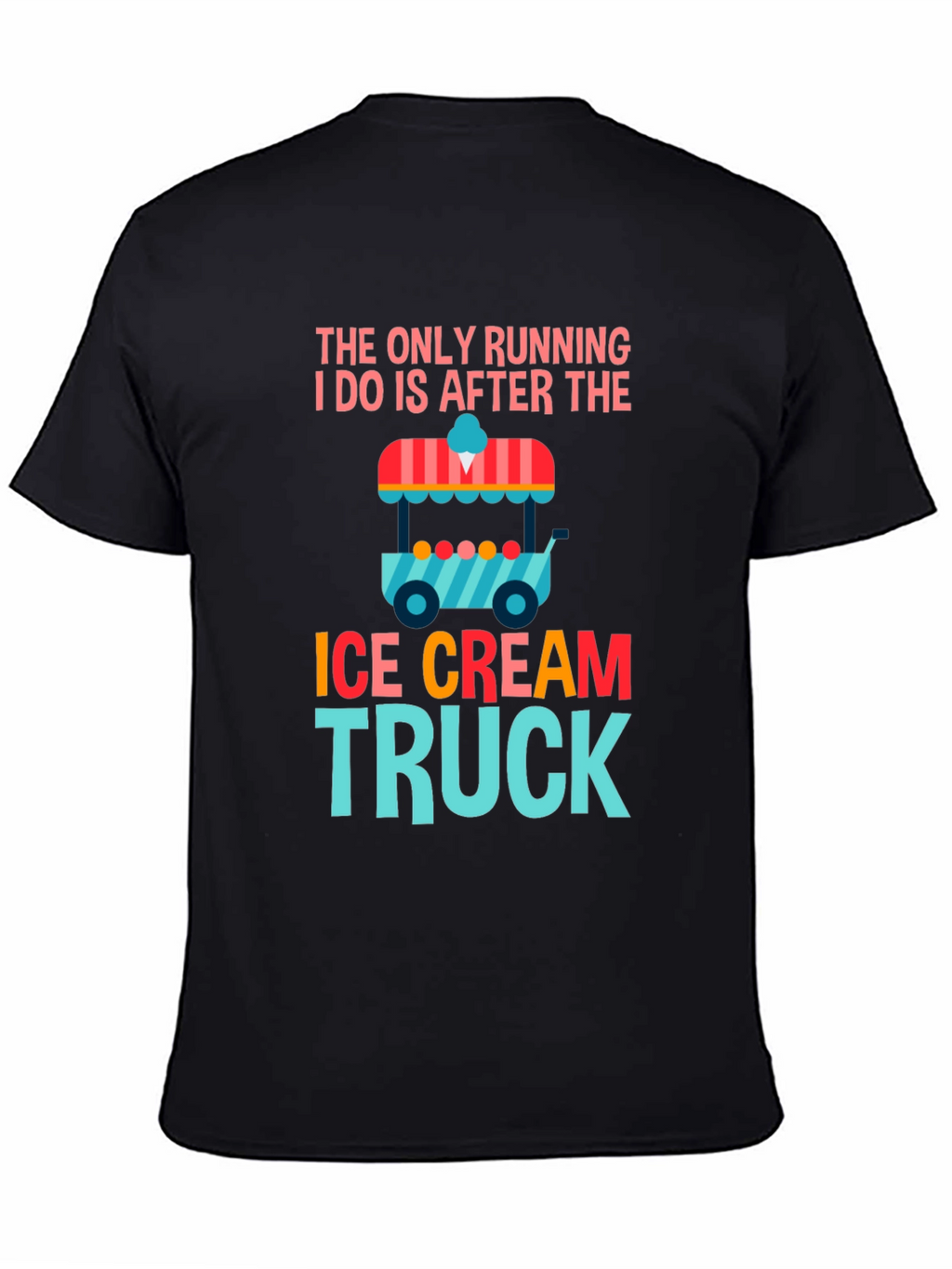 Ice Cream Truck Running T-Shirt