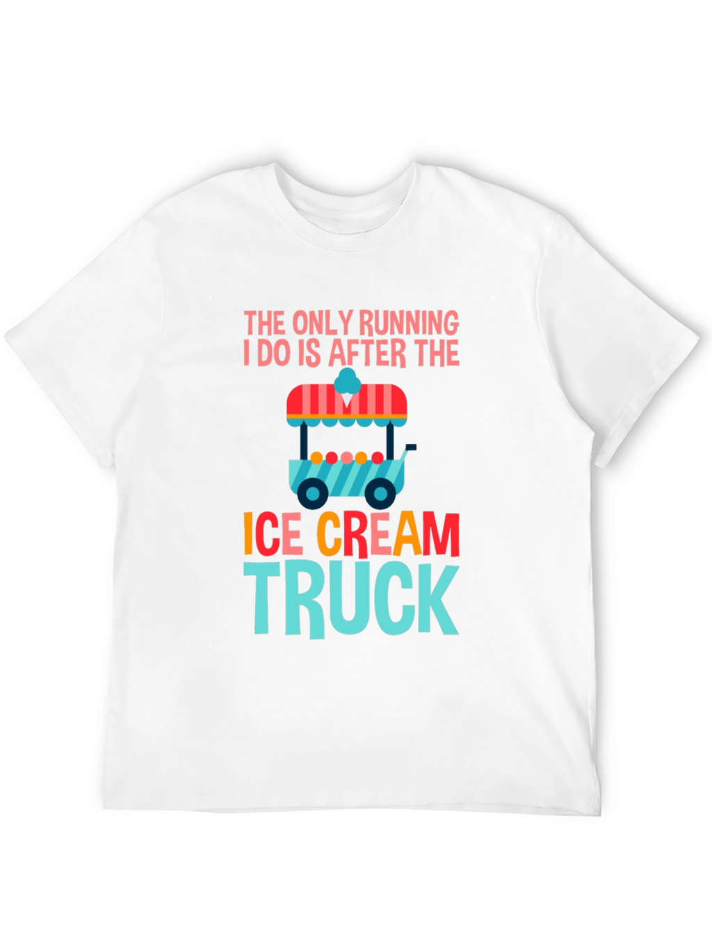 Ice Cream Truck Running T-Shirt
