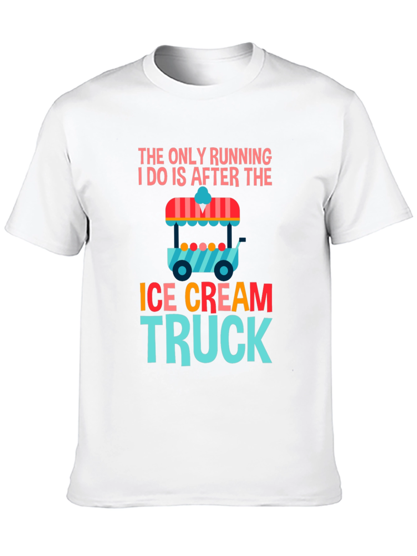 Ice Cream Truck Running T-Shirt
