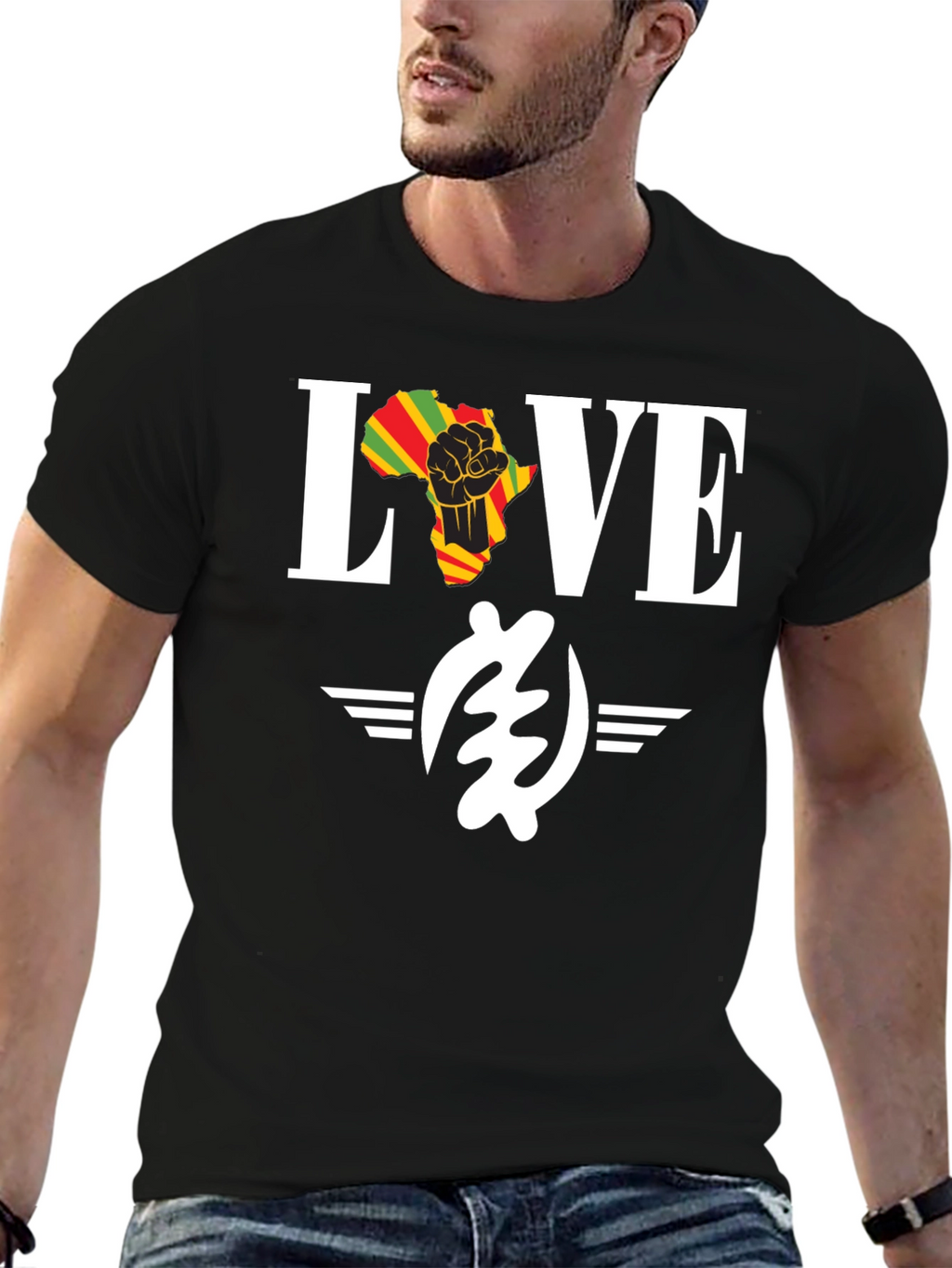 Love Africa Black History Month T-Shirt