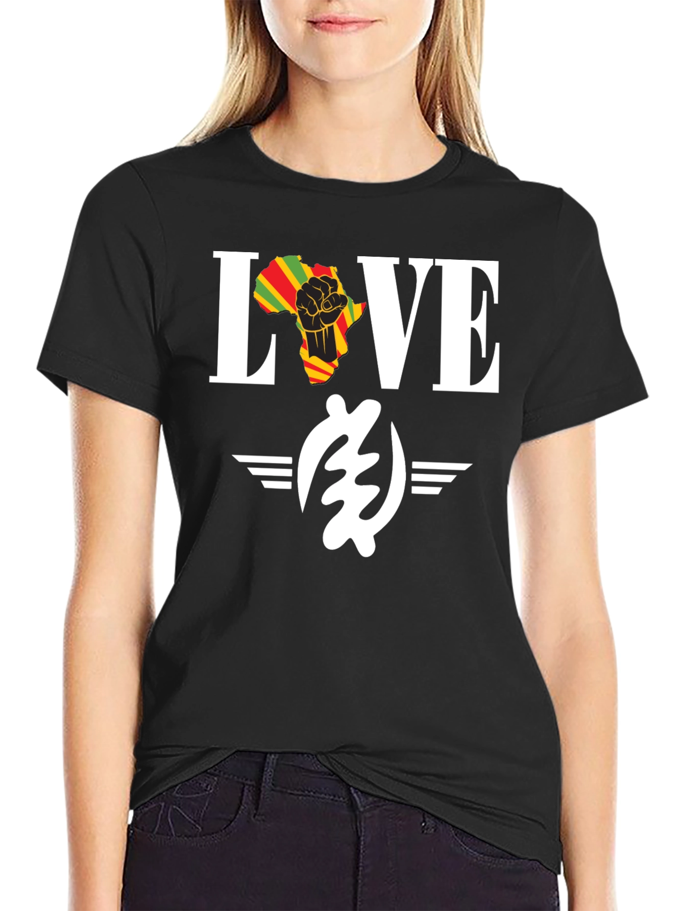 Love Africa Black History Month T-Shirt