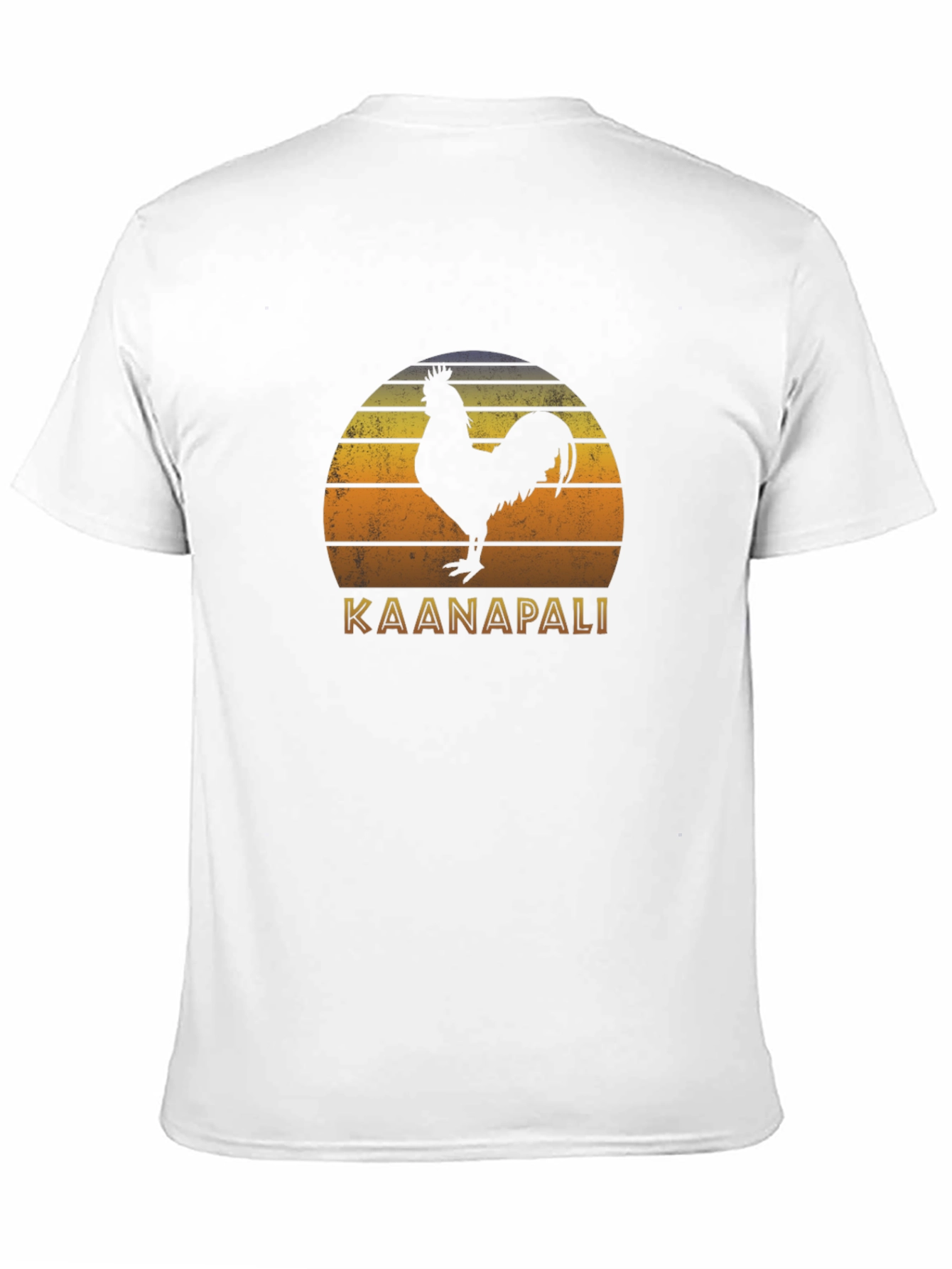 Kaanapali Rooster Graphic Tee - Sunset Design