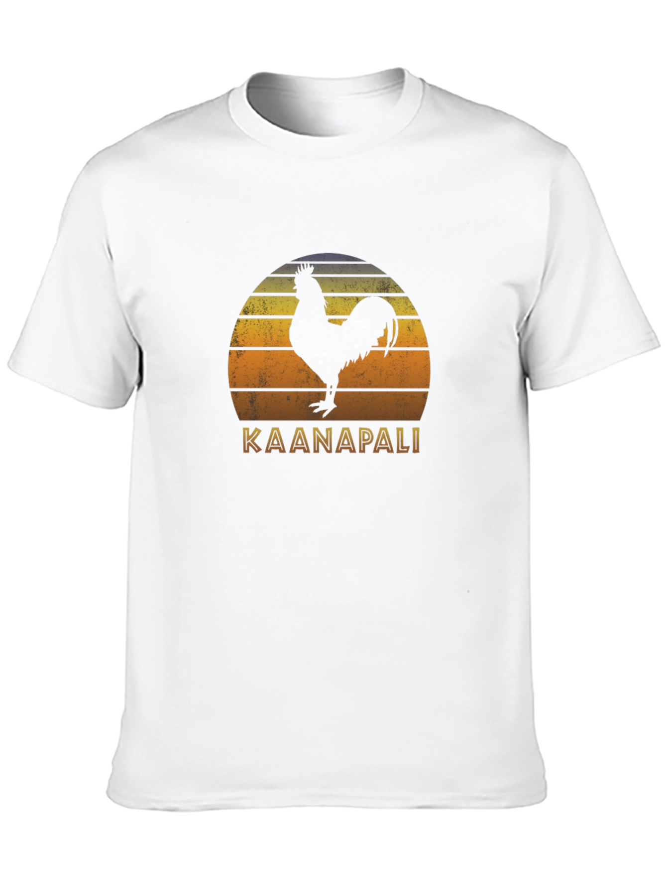 Kaanapali Rooster Graphic Tee - Sunset Design