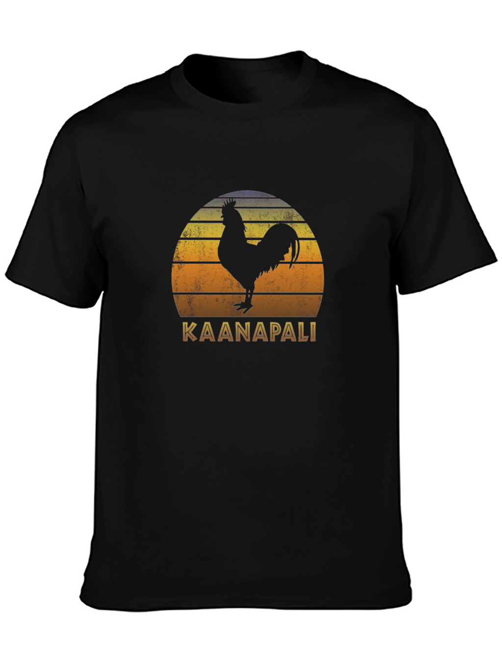 Kaanapali Rooster Graphic Tee - Sunset Design