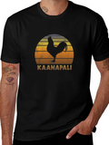 Kaanapali Rooster Graphic Tee - Sunset Design