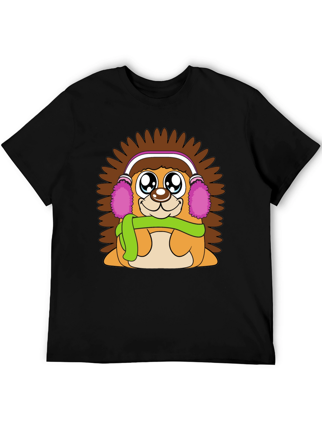 Cute Hedgehog T-Shirt: Warm & Fuzzy Design