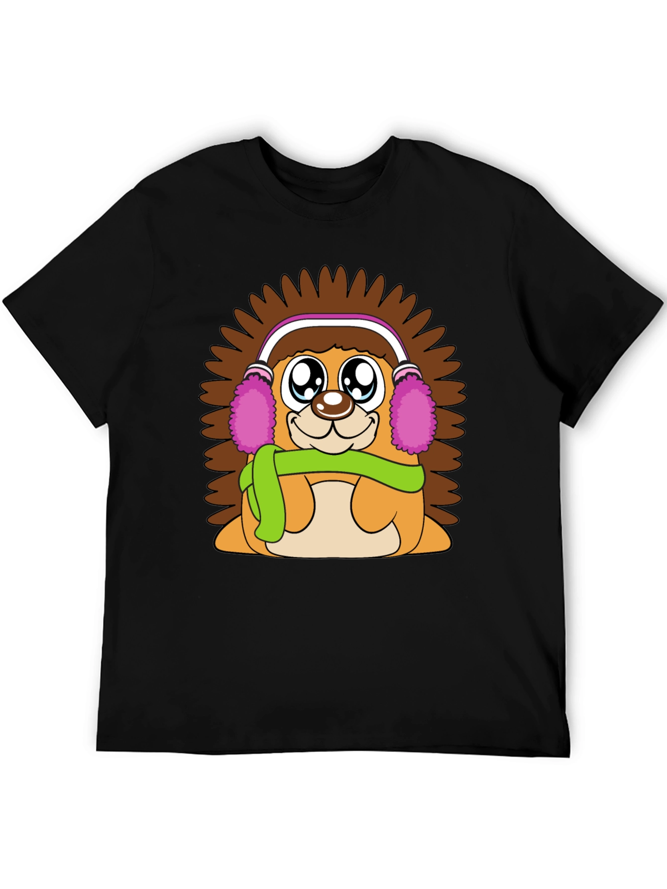 Cute Hedgehog T-Shirt: Warm & Fuzzy Design