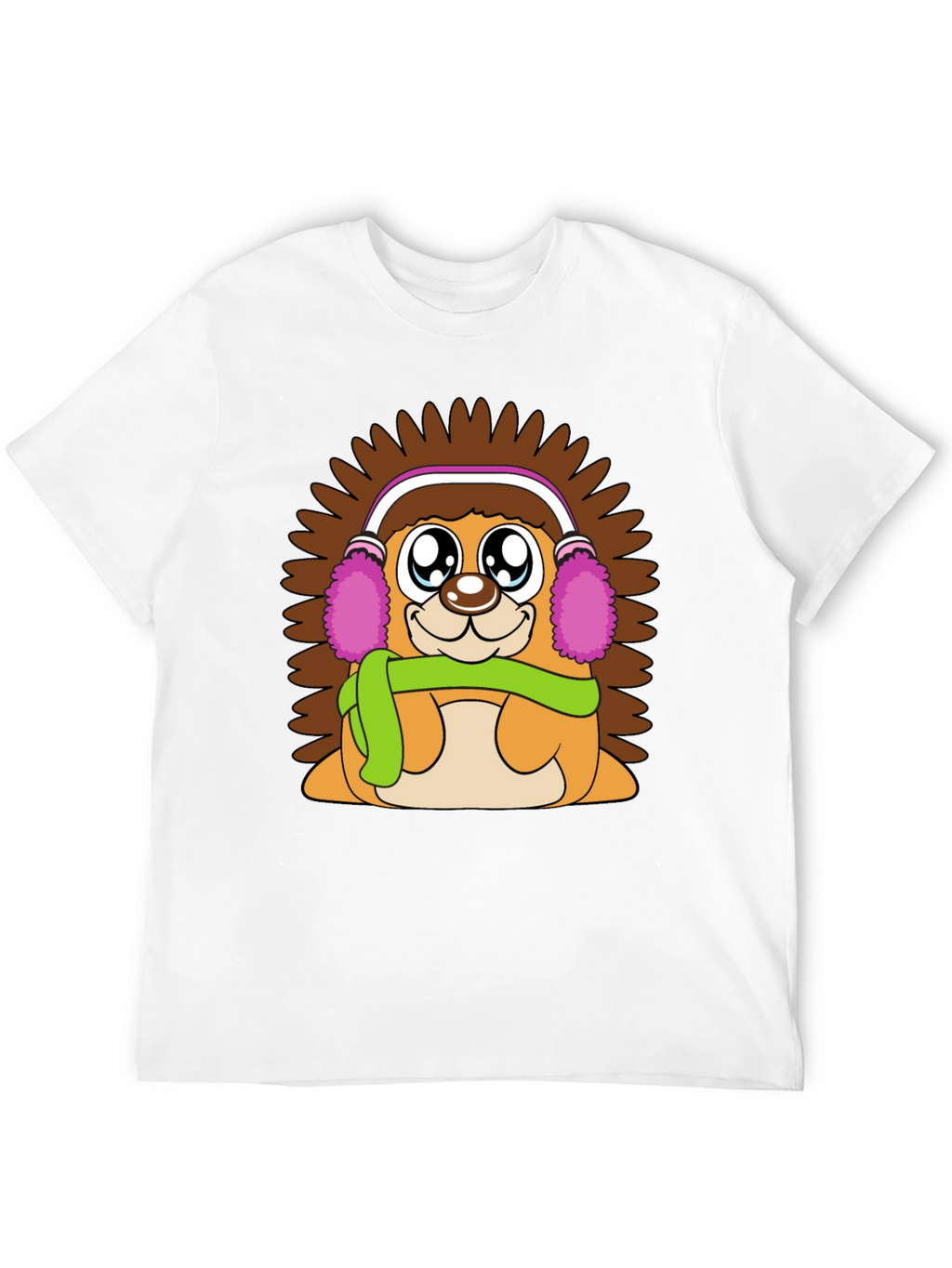 Cute Hedgehog T-Shirt: Warm & Fuzzy Design