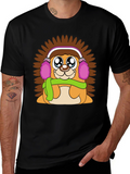Cute Hedgehog T-Shirt: Warm & Fuzzy Design