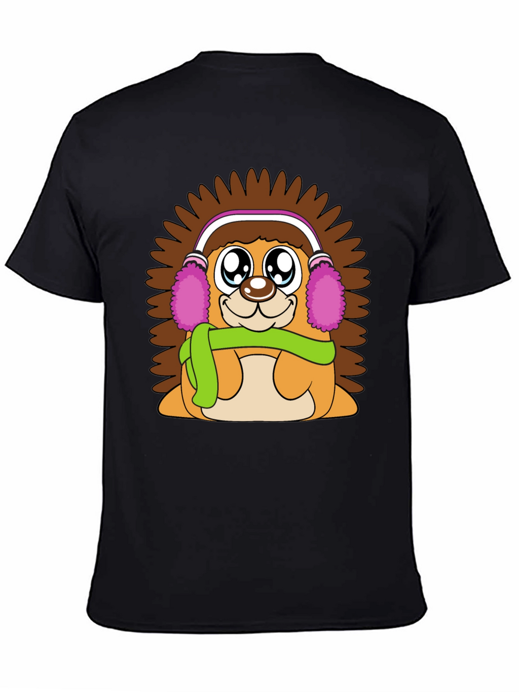 Cute Hedgehog T-Shirt: Warm & Fuzzy Design