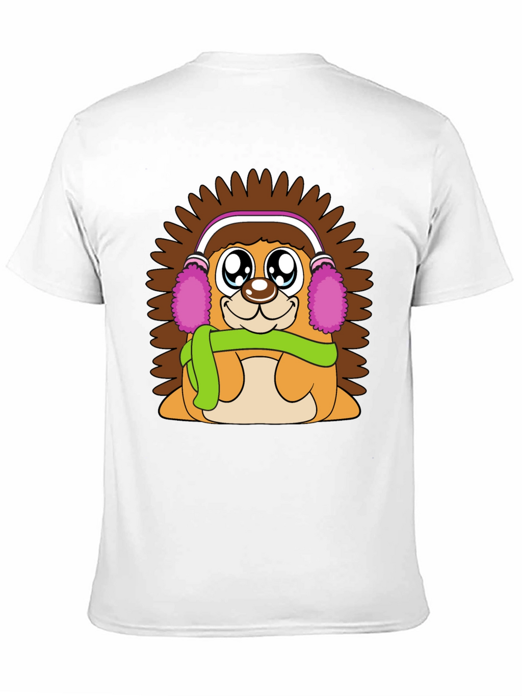 Cute Hedgehog T-Shirt: Warm & Fuzzy Design