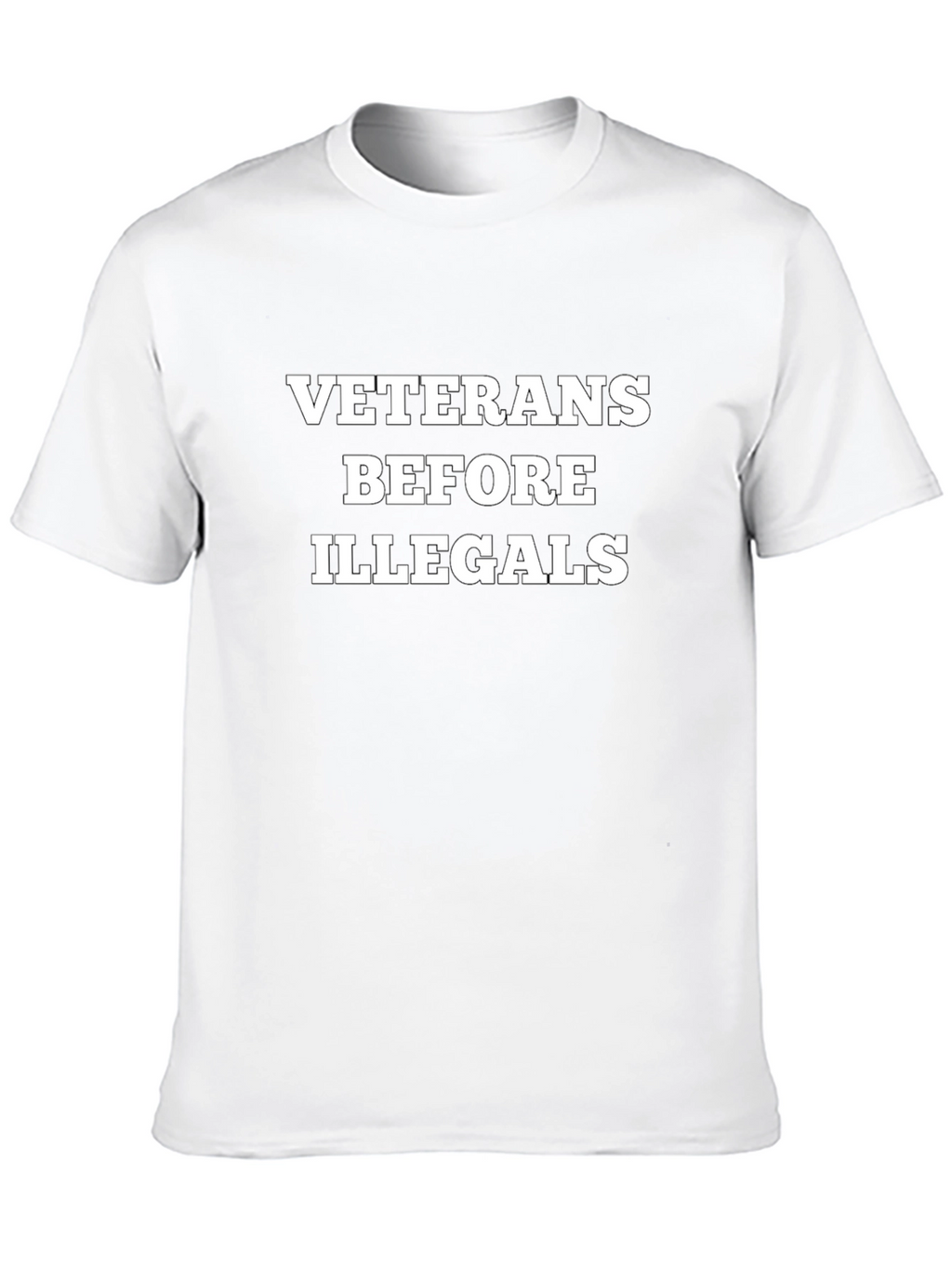 Veterans Before Illegals Graphic Tee